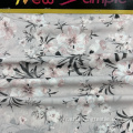 Impression florale tissée textile 100% polyester